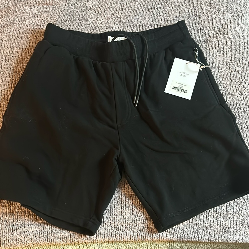 Men’s large black sweatshorts from I Love Ugly